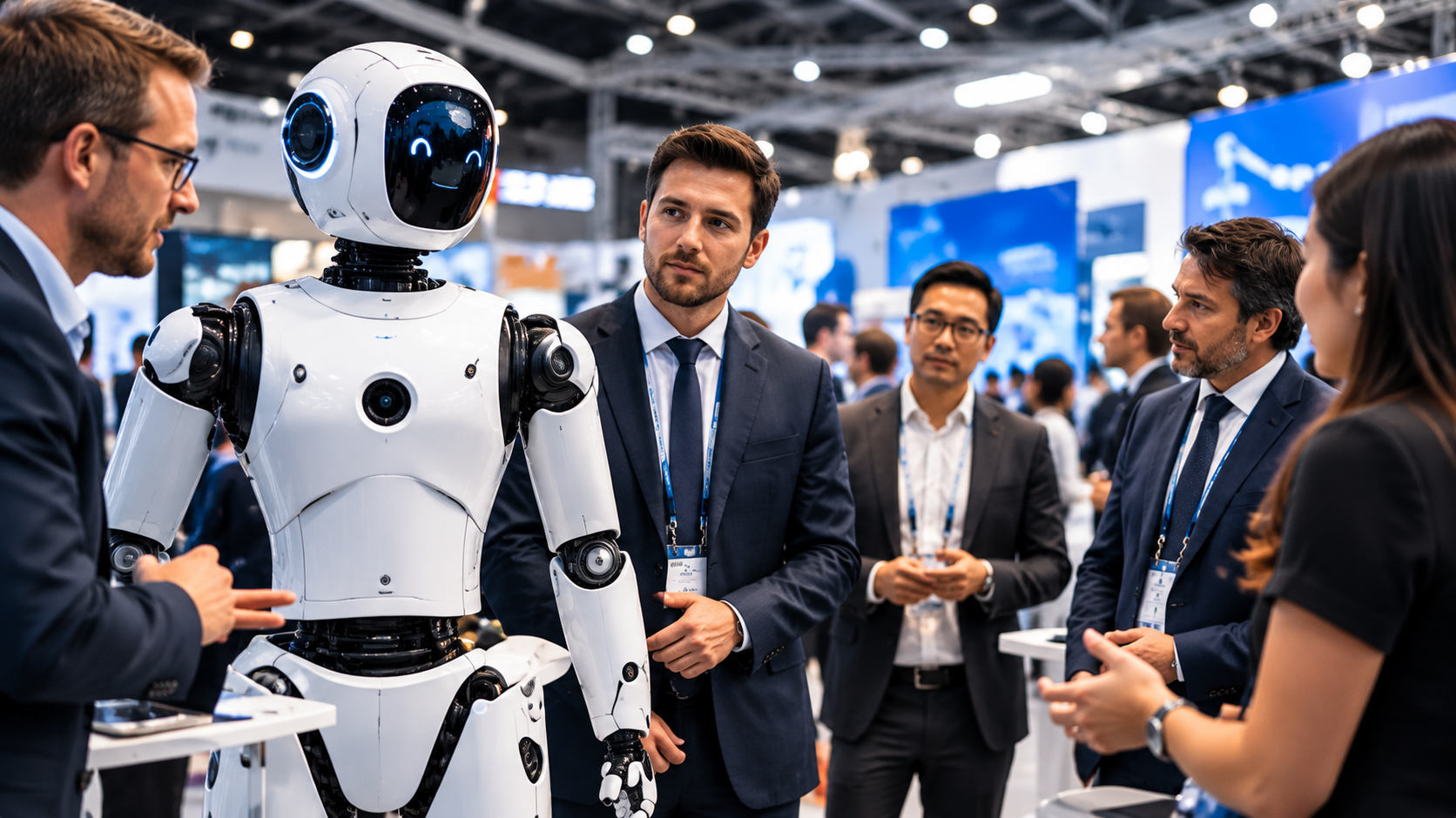 Human and AI collaboration at the Robotics Expo